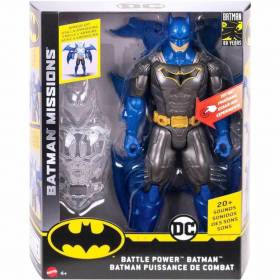 DC BATMAN MISSIONS™Figura de acción Batman superarmadura de Mattel