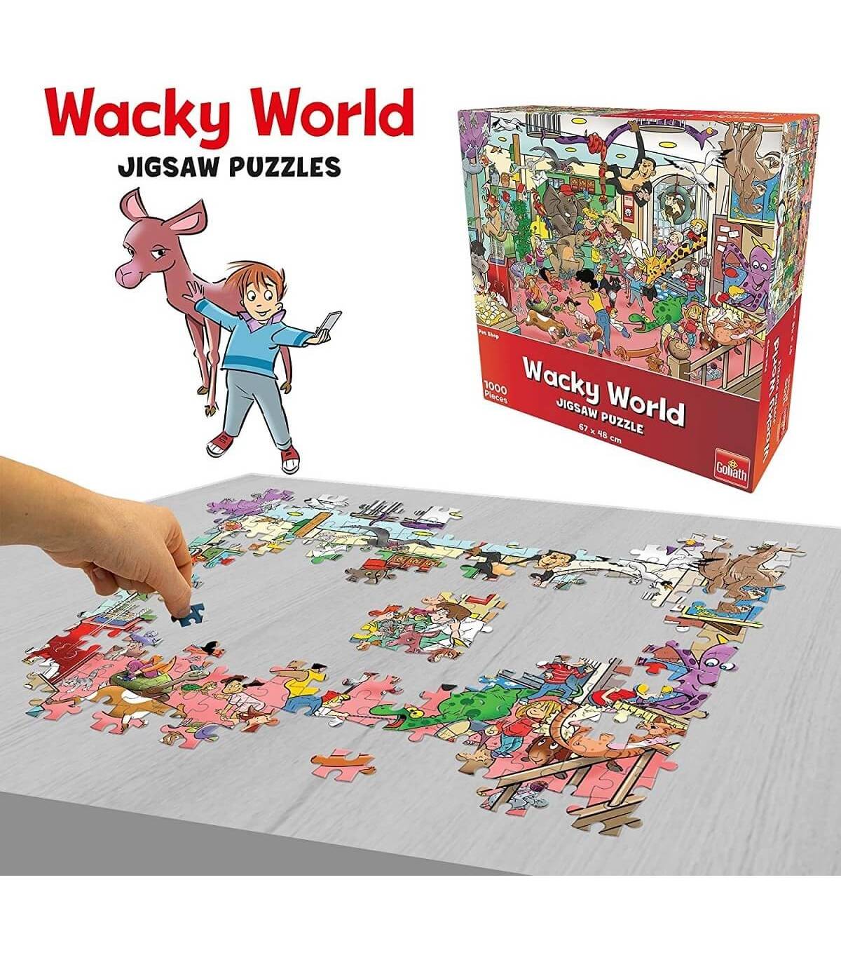 Puzzle wacky world garage 1000 peças