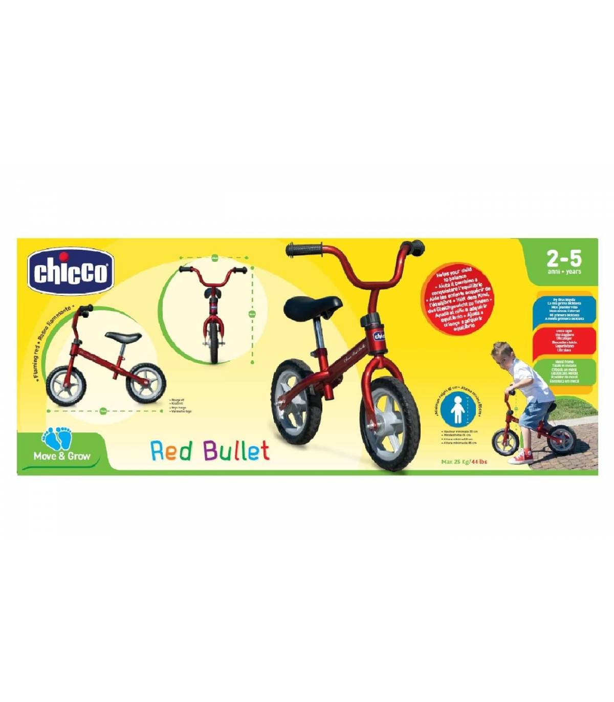 polvo colorante Rubí Bicicleta roja sin pedales Chicco First bike - JUGUETES PANRE
