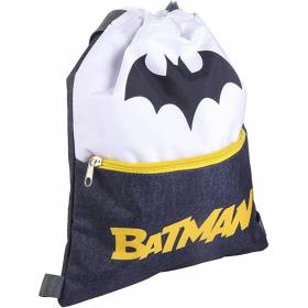 Saquito  Mochila escolar Batman con bolsillo frontal + bolsillo de apertura ajustable 