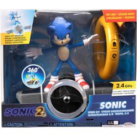 Sonic The Hedgehog Vehículo Radio control Sonic de 15 cm.